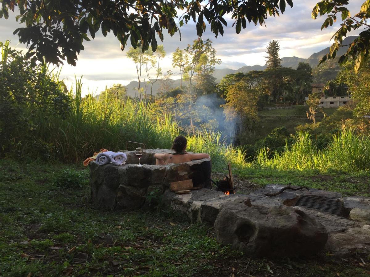 Glamping El Arbol En La Casa Villa San Antonio del Tequendama Bagian luar foto